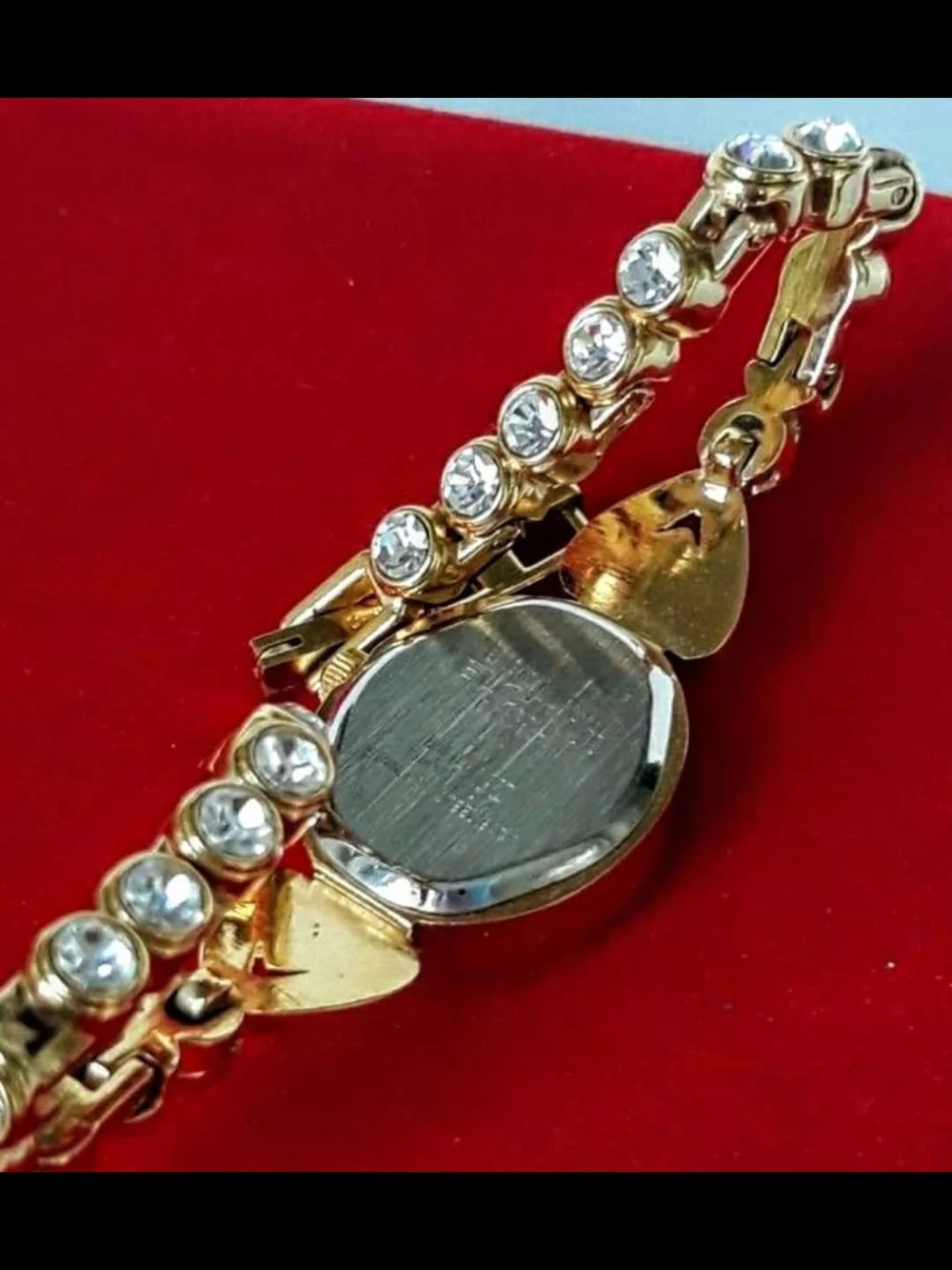 Rare Citizen Gold Crystal Accent Women’s Quartz Bracelet Watch